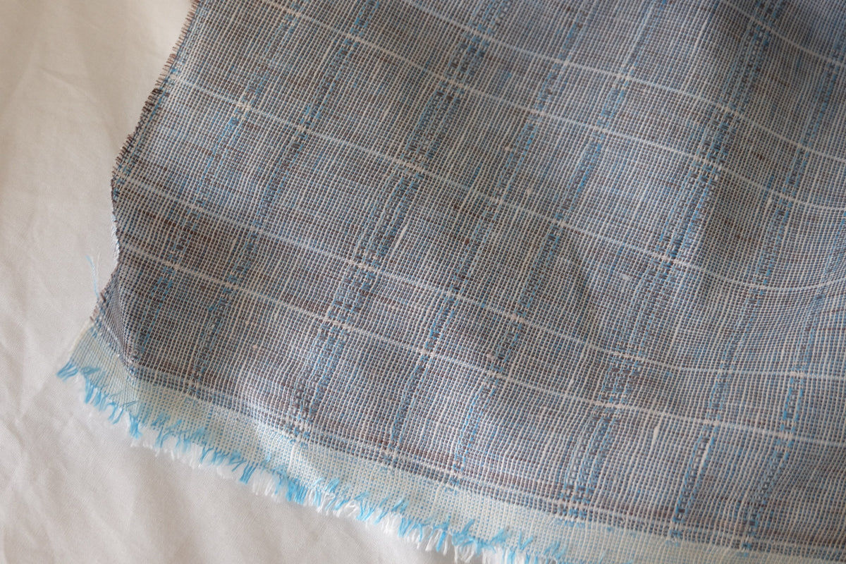 Blue Glen Check Pure Linen – 2.2 yd