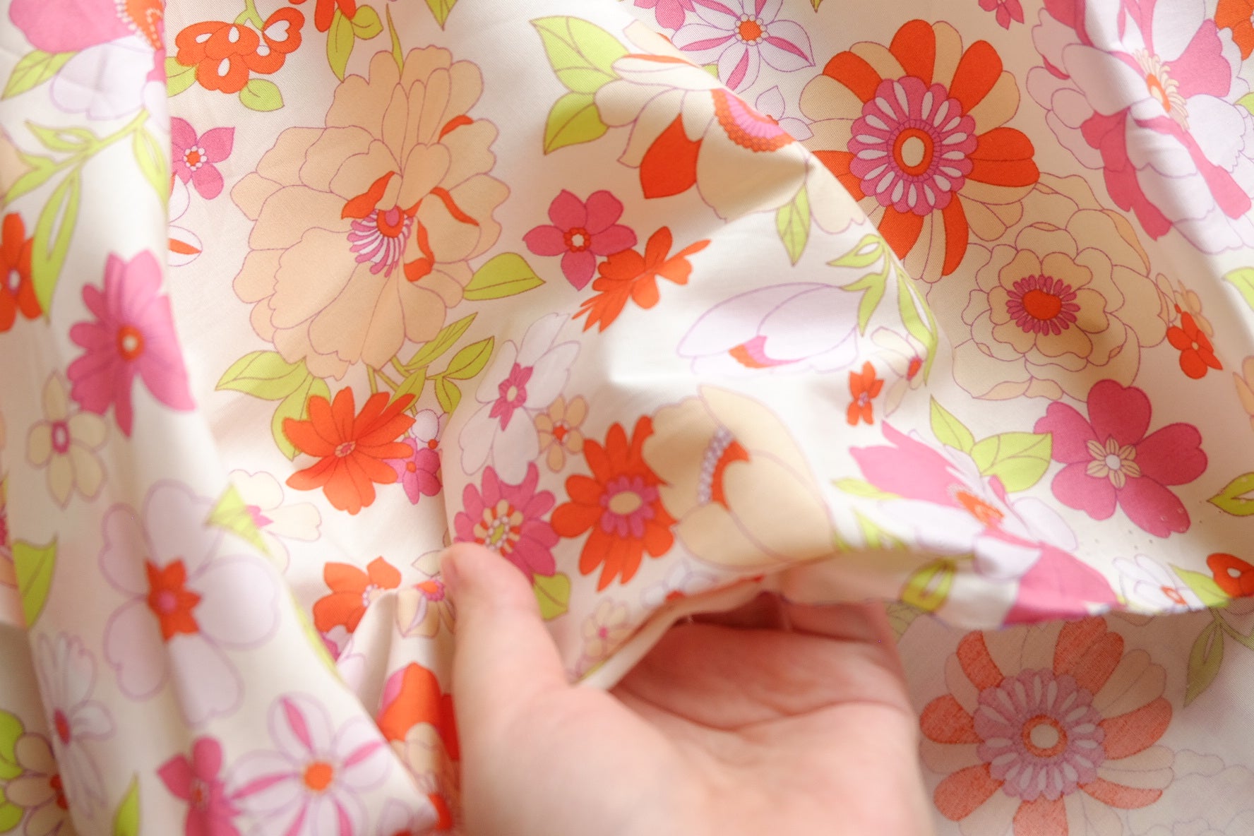 Retro Garden Cotton Poplin – 2.7 yd