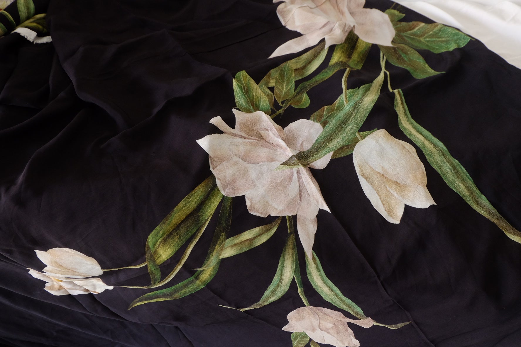 Black Magnolia Cupro – 3.3 yd