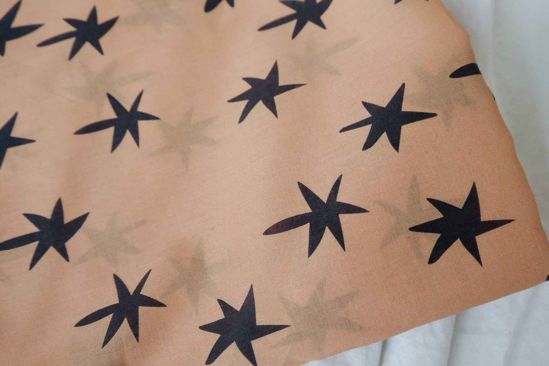 Star Print Lightweight Cotton Fabric - 2.19 yd