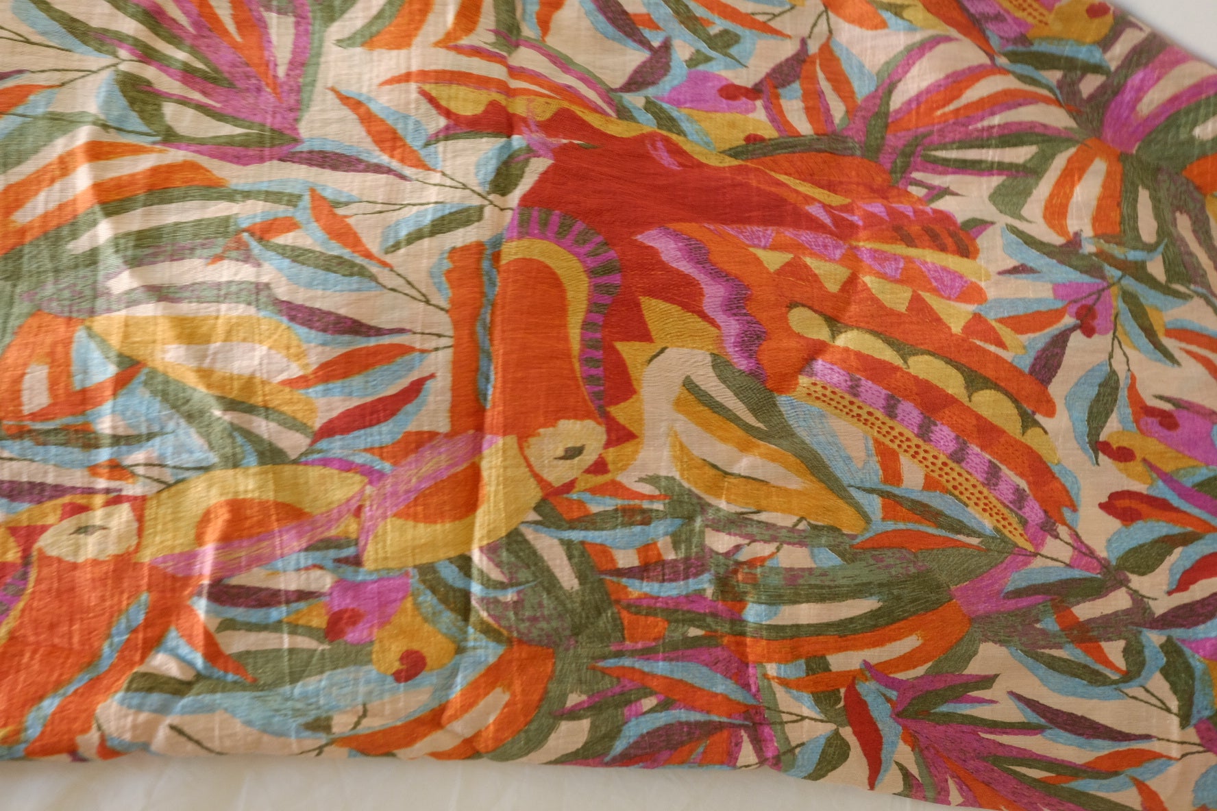 Tropical Floral Tencel Cotton Fabric – 2.2 yd