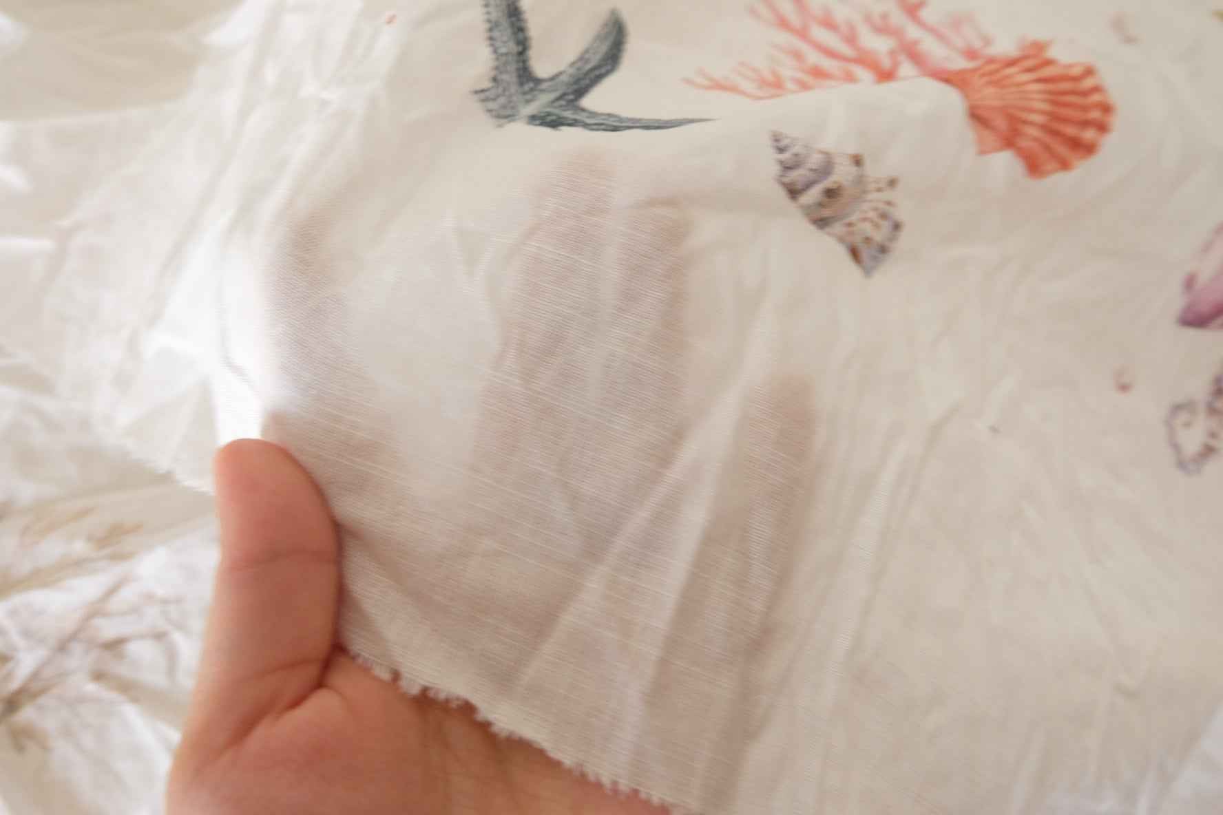 Seashell Lightweight Cotton Linen Fabric – 1.3 yd