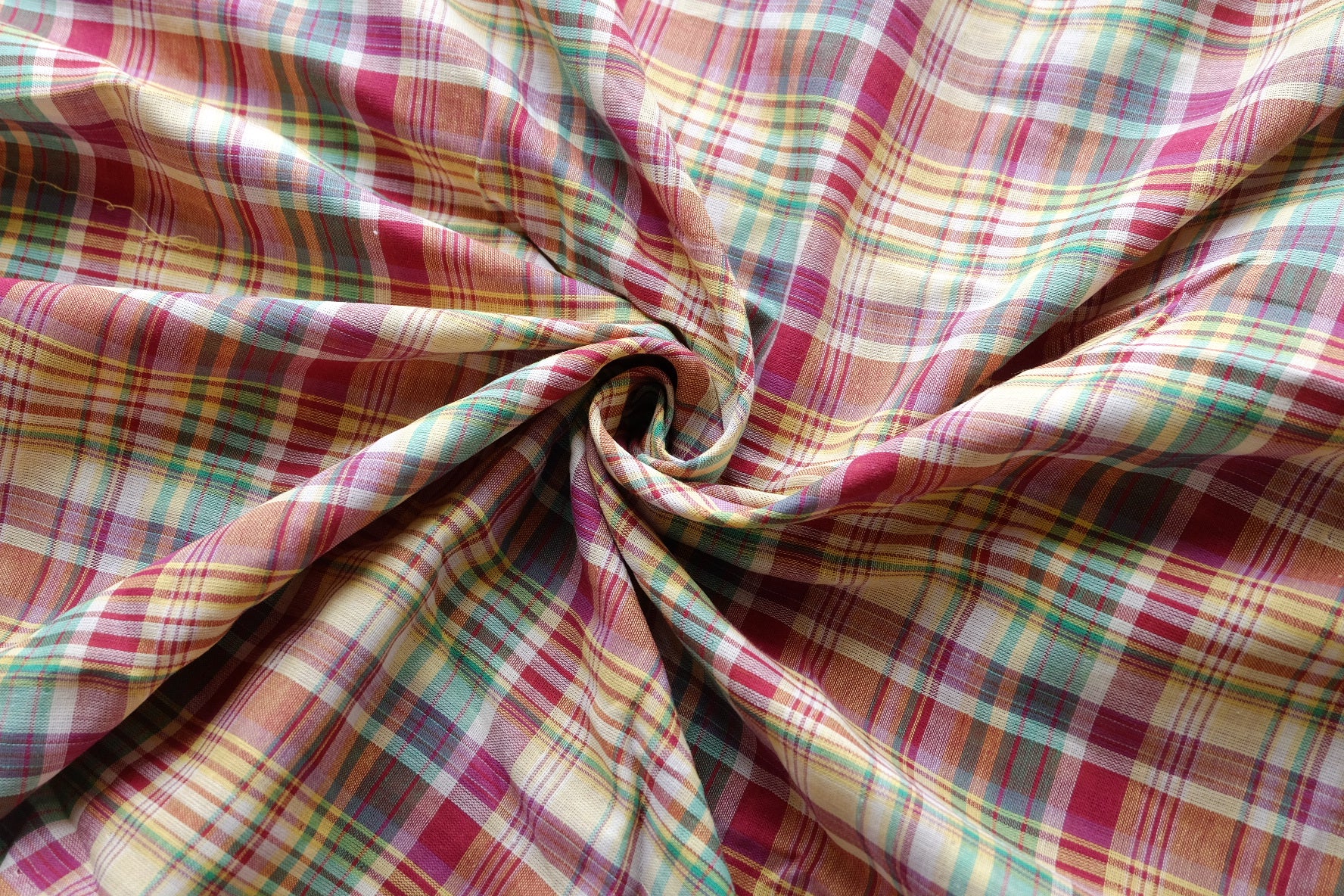 Reversible Double Gauze Cotton Check – 2.2 yd