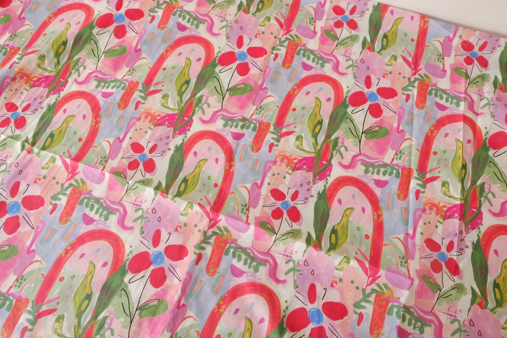 Rainbow Garden Cotton Lawn – 2.19 yd