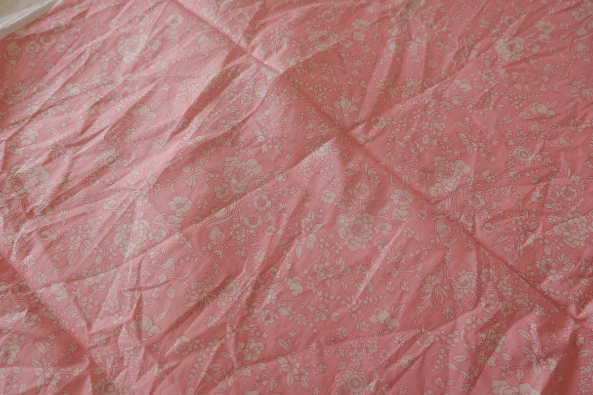 Blush Ivory Floral Cotton Lawn – 1.4 yd