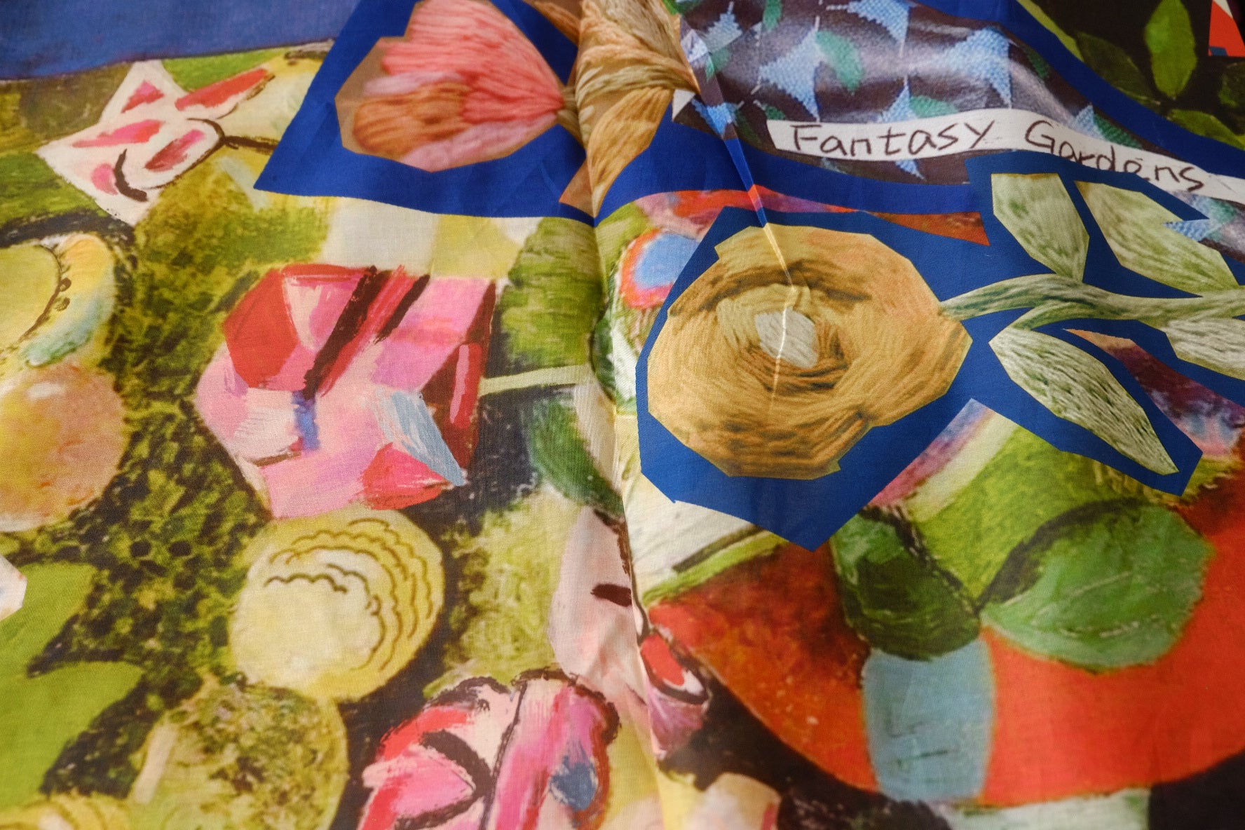 Designer Collage Print 80s Cotton Poplin Fabric 2.2 Yards