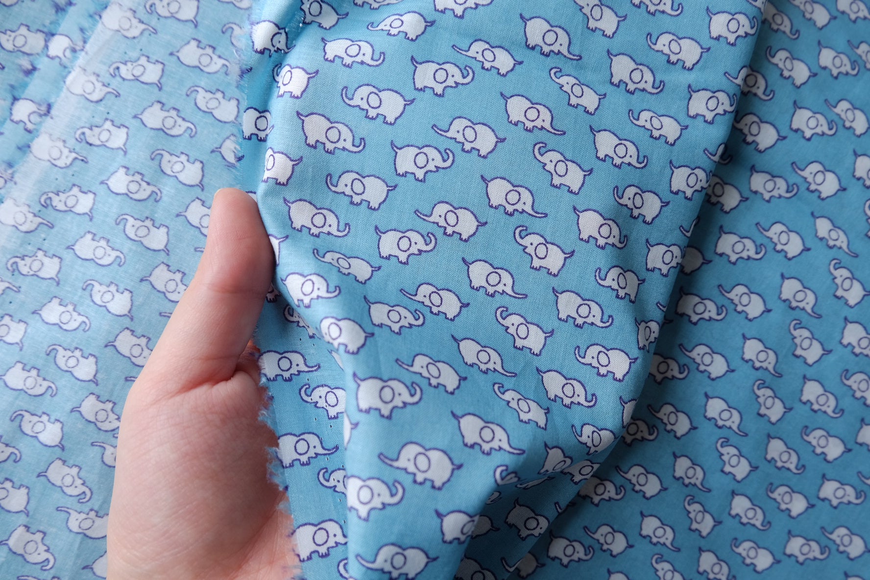 Tiny Elephant Cotton – 2.2 yd
