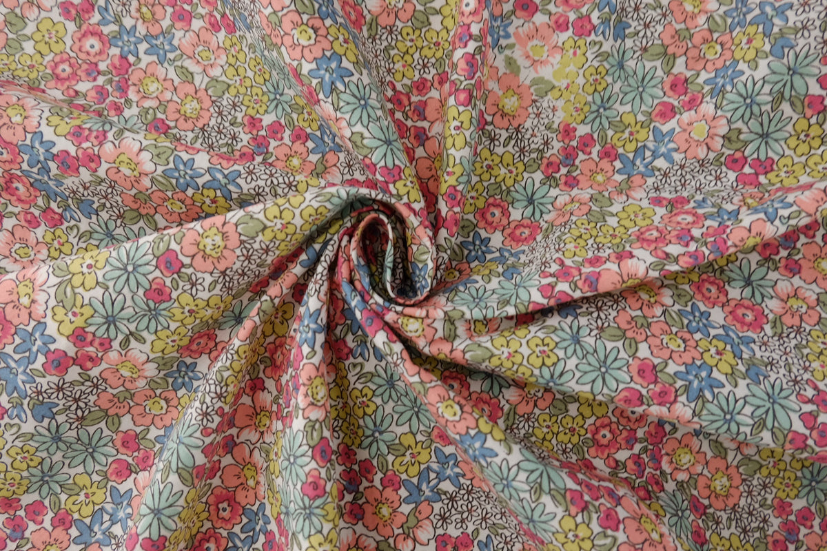 Pastel Garden Cotton Poplin – 2.2 yd