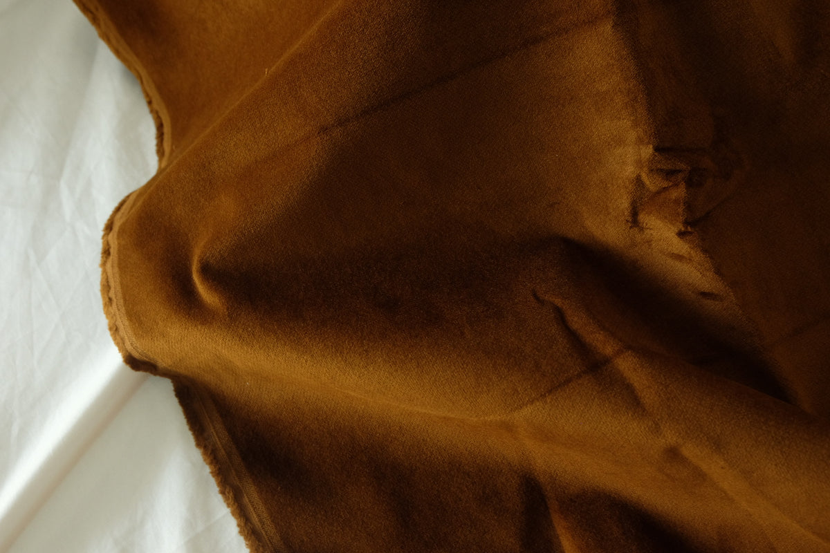 Caramel Cotton Velveteen – 2.2 yd
