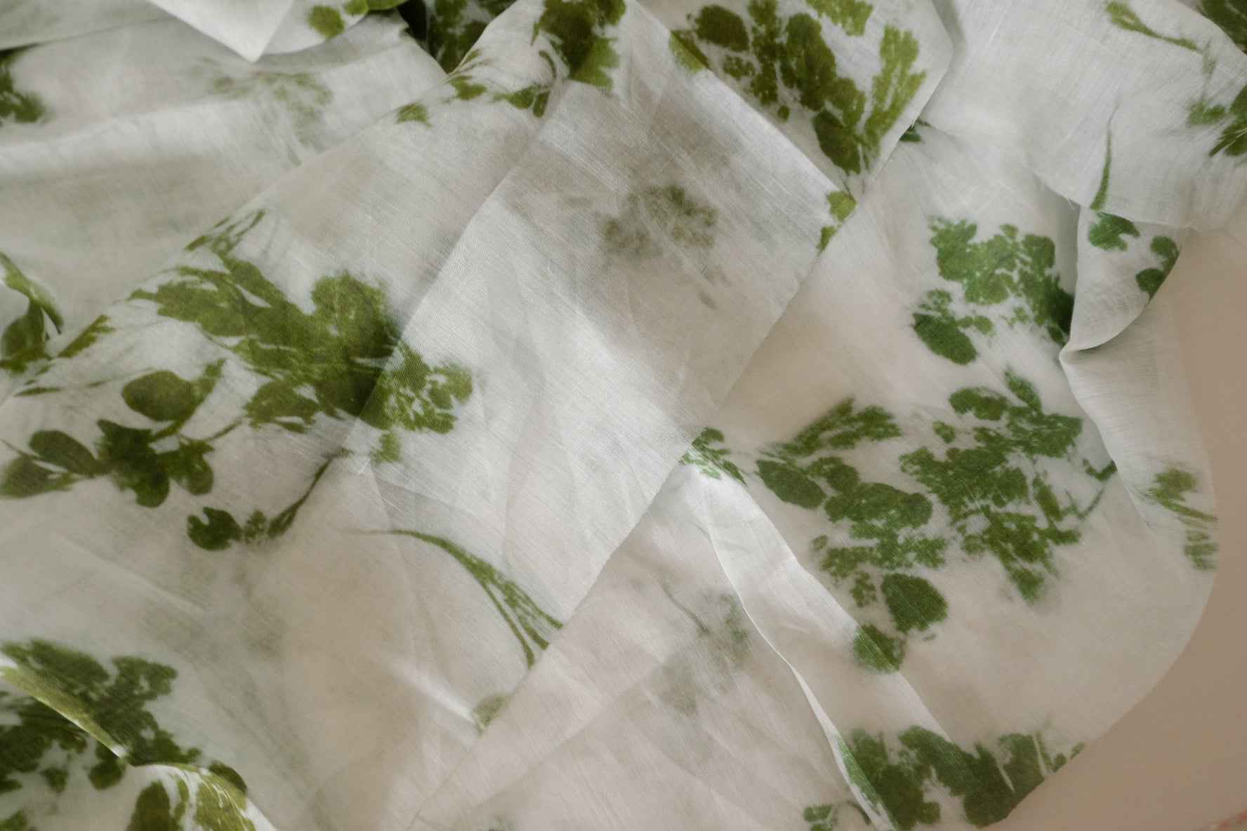 Green Shadow 100s Pure Ramie — 2.19 yd