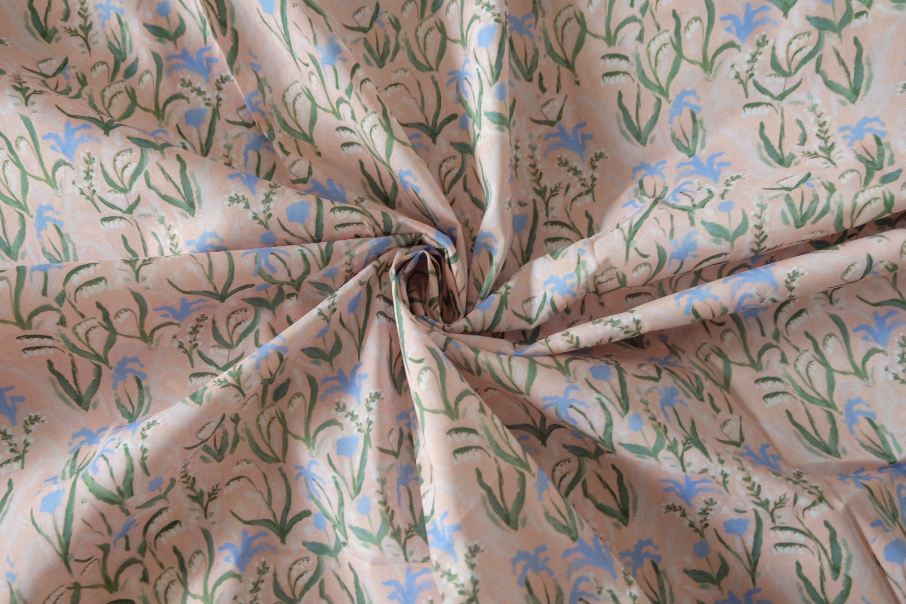Blush Meadow Floral Cotton Lawn – 3.83 yd