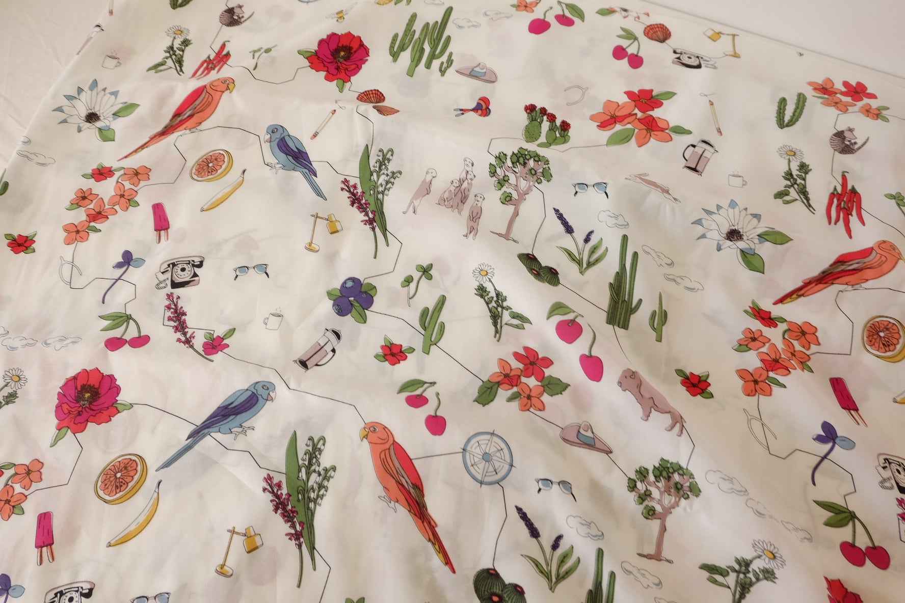 Western Novelty Cupro Dress Fabric – 3.3 yd