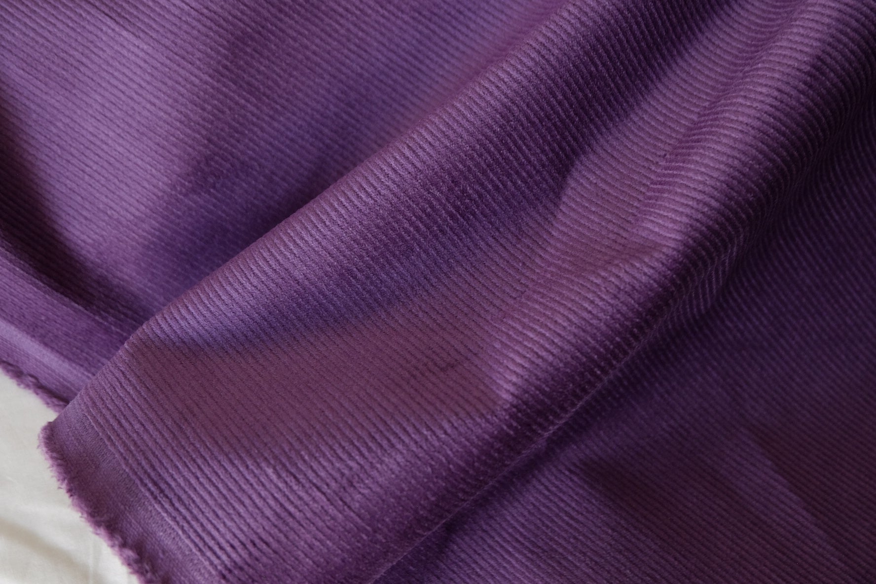 Deep Purple Cotton Corduroy – 1.6 yd