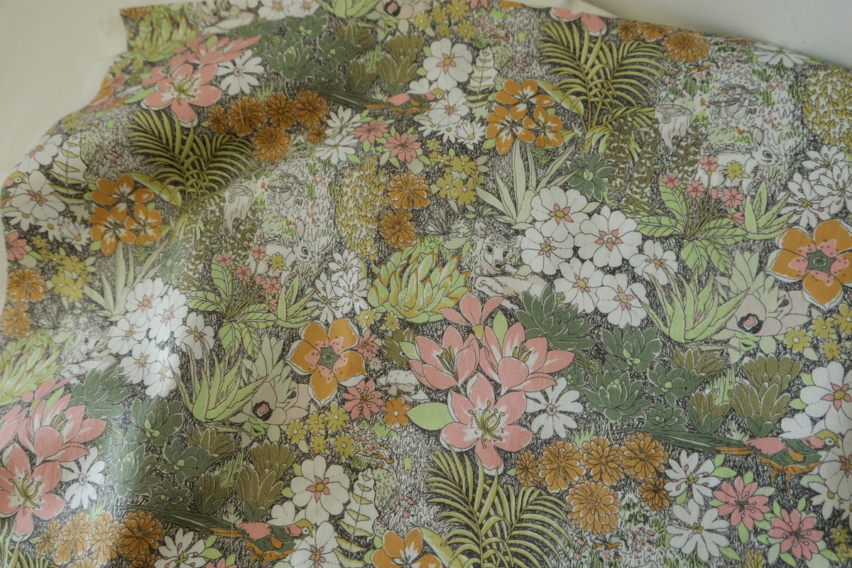 Secret Garden – Woodland Animals Cotton Sateen | 2.2 yards