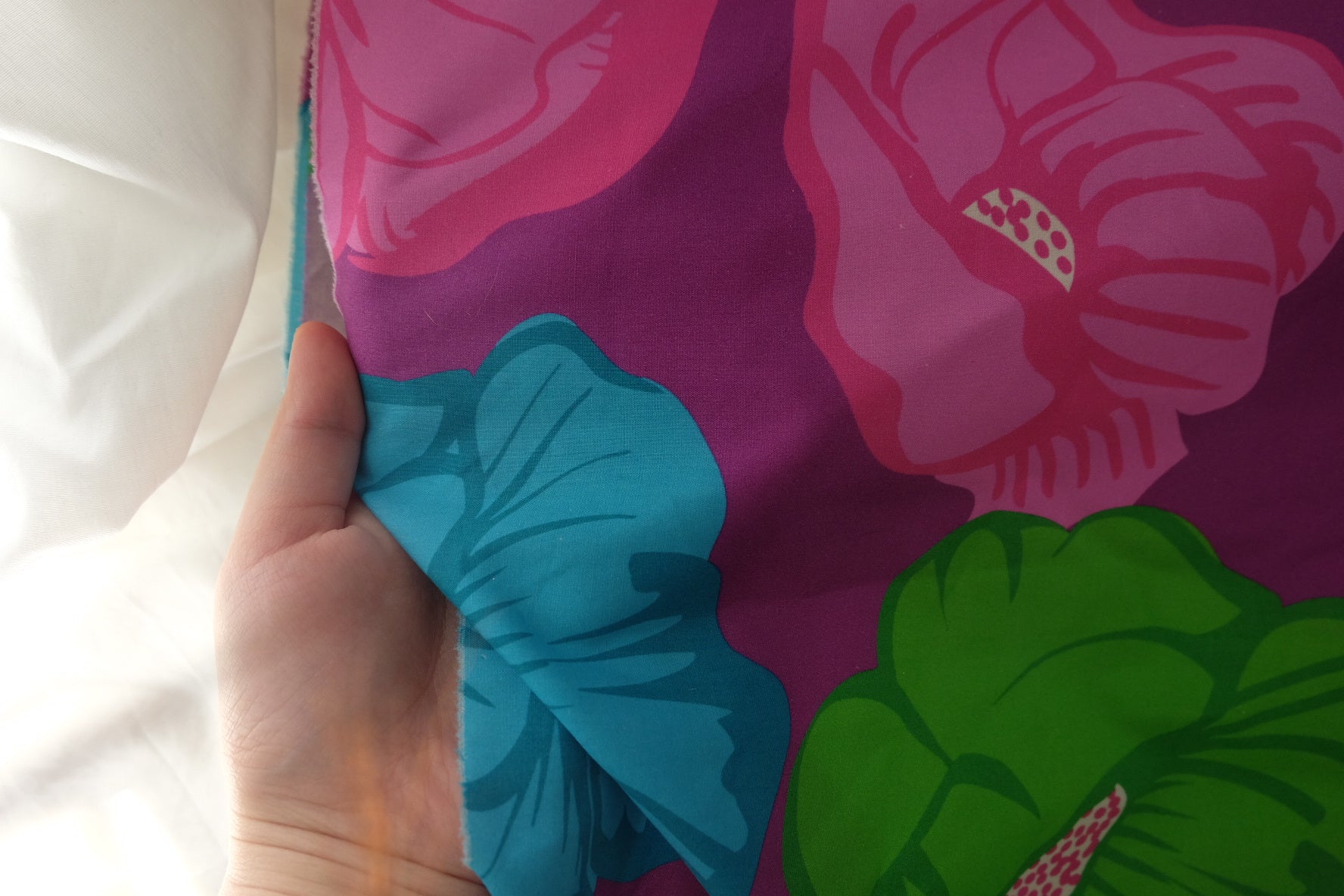Vivid Floral High-Density Cotton Poplin – 1.3 yd
