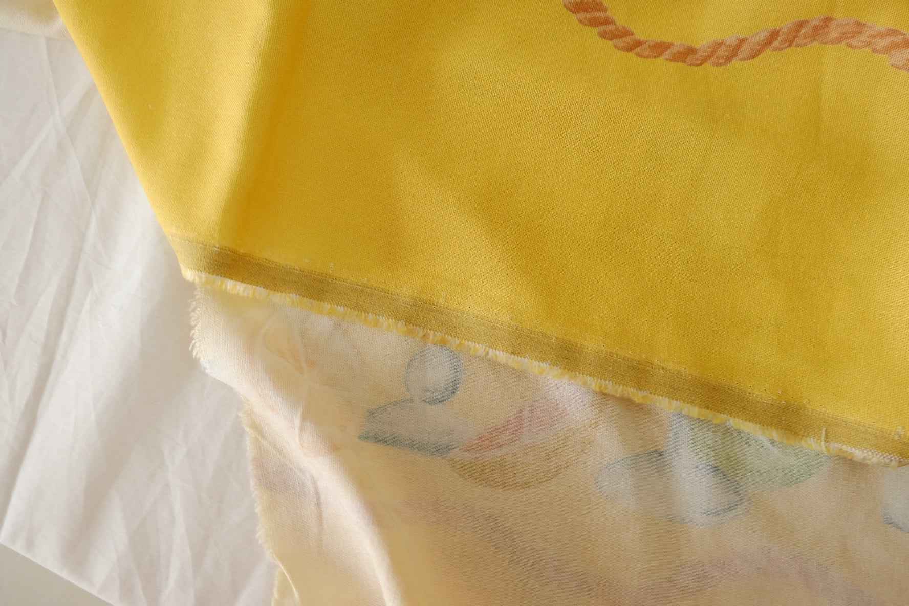 Farm Rio Deadstock Border Print Linen-Cotton Fabric – 2 yd Effective Print