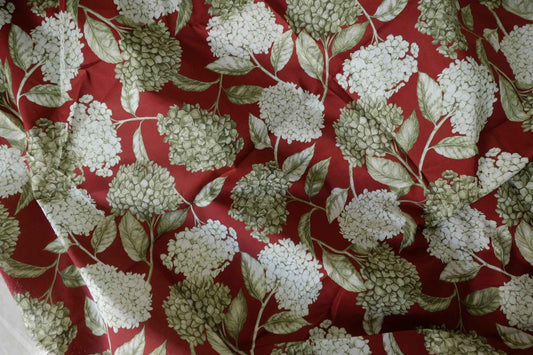 Hydrangea Floral Cotton Lawn Fabric – 4.6 yd