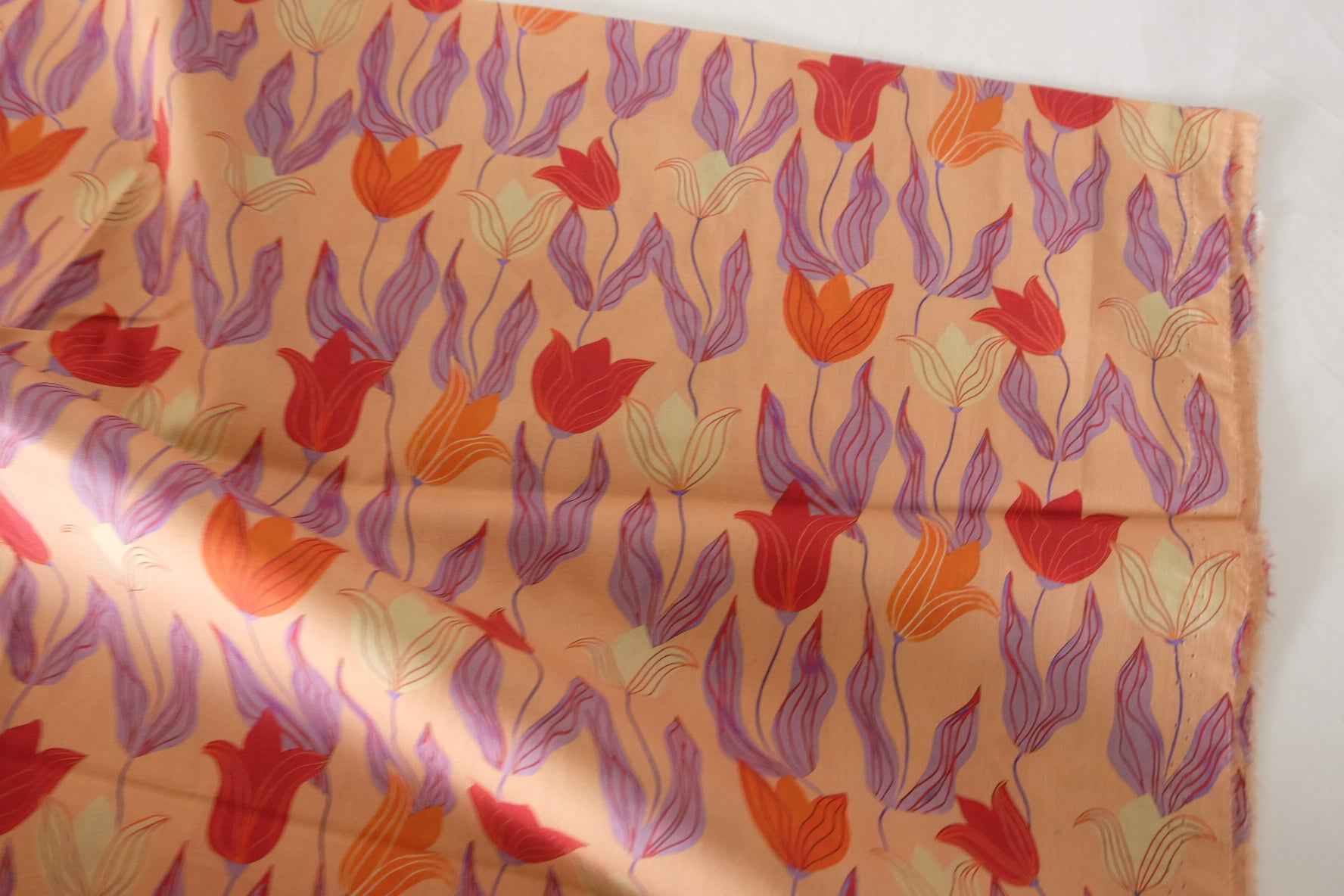 Tulip Garden Cotton Lawn Fabric – 3.3 yd