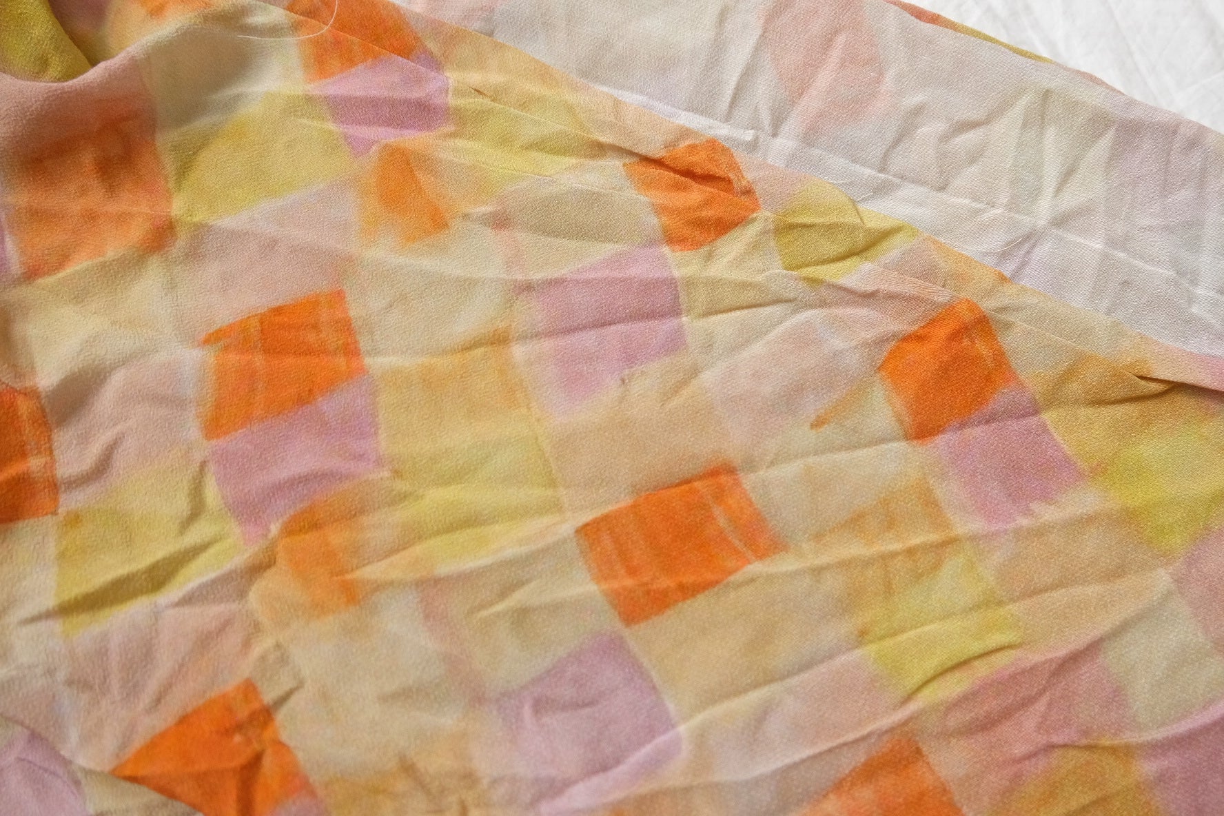 Sandwashed Silk Cupro Blend Fabric, 1.64 /2.2 Yards