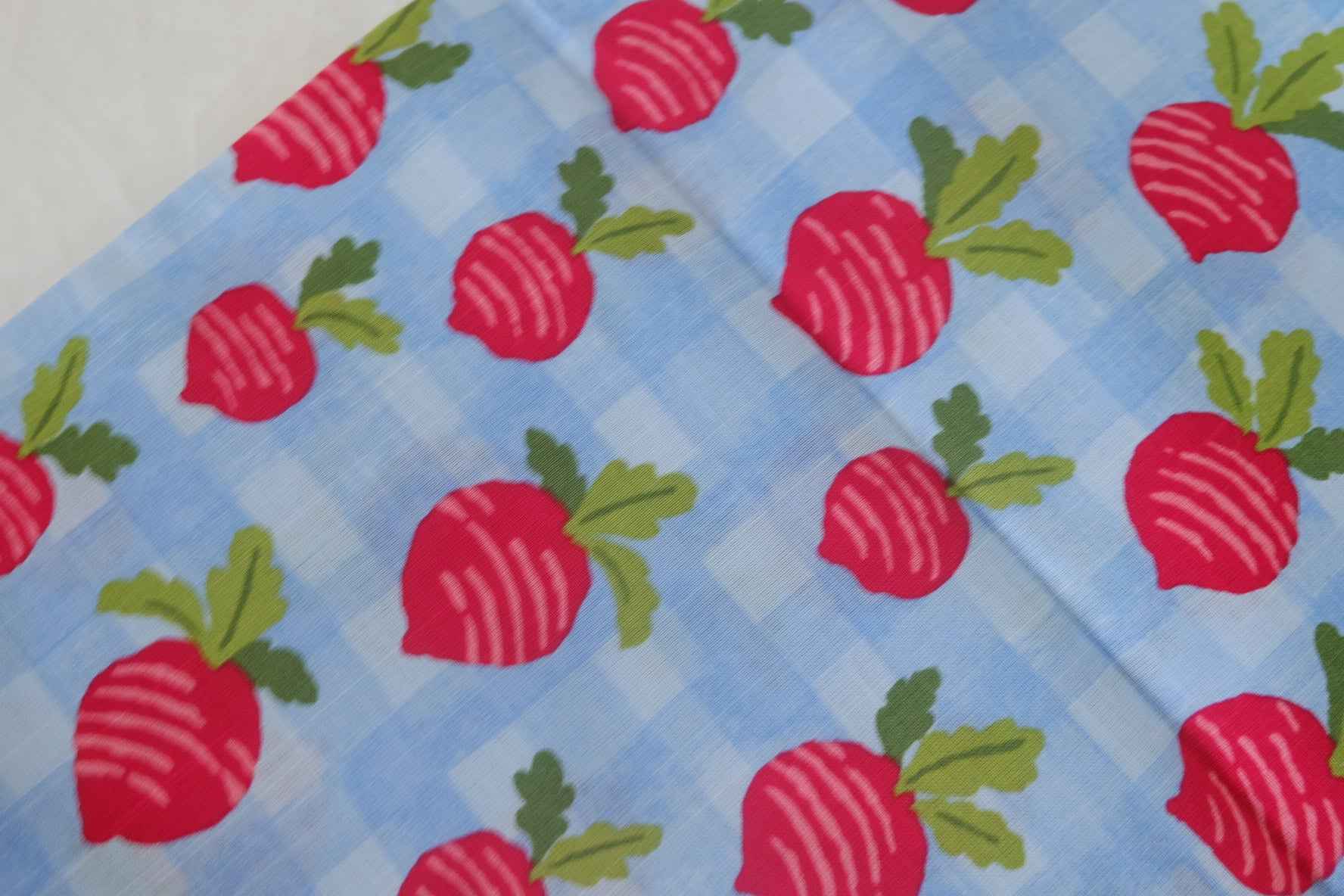 Pink Radish Linen Cotton Fabric – 1.6 yd / 2.2 yd