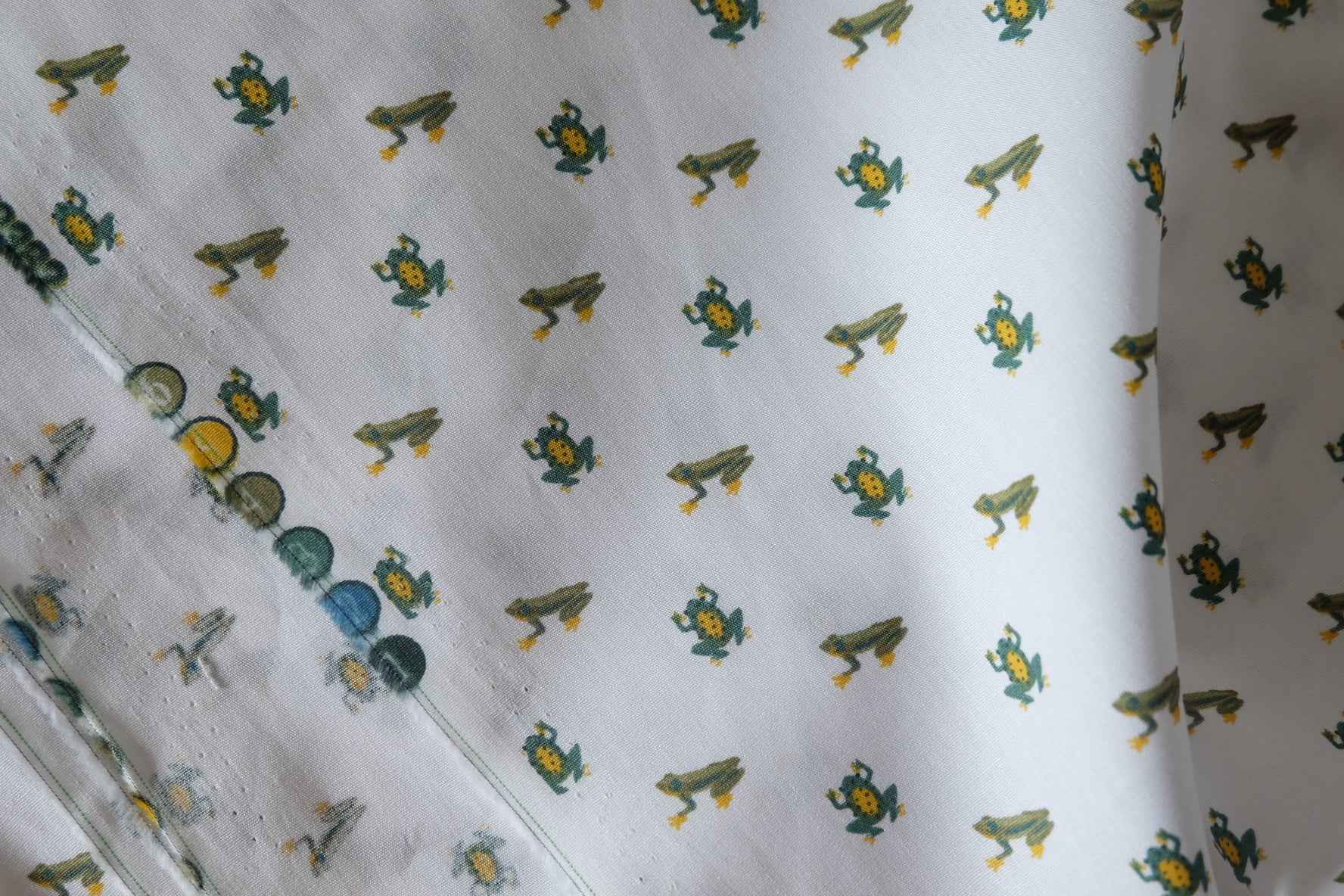 Tiny Frog 60s Cotton Poplin Fabric – 2.2 Yards