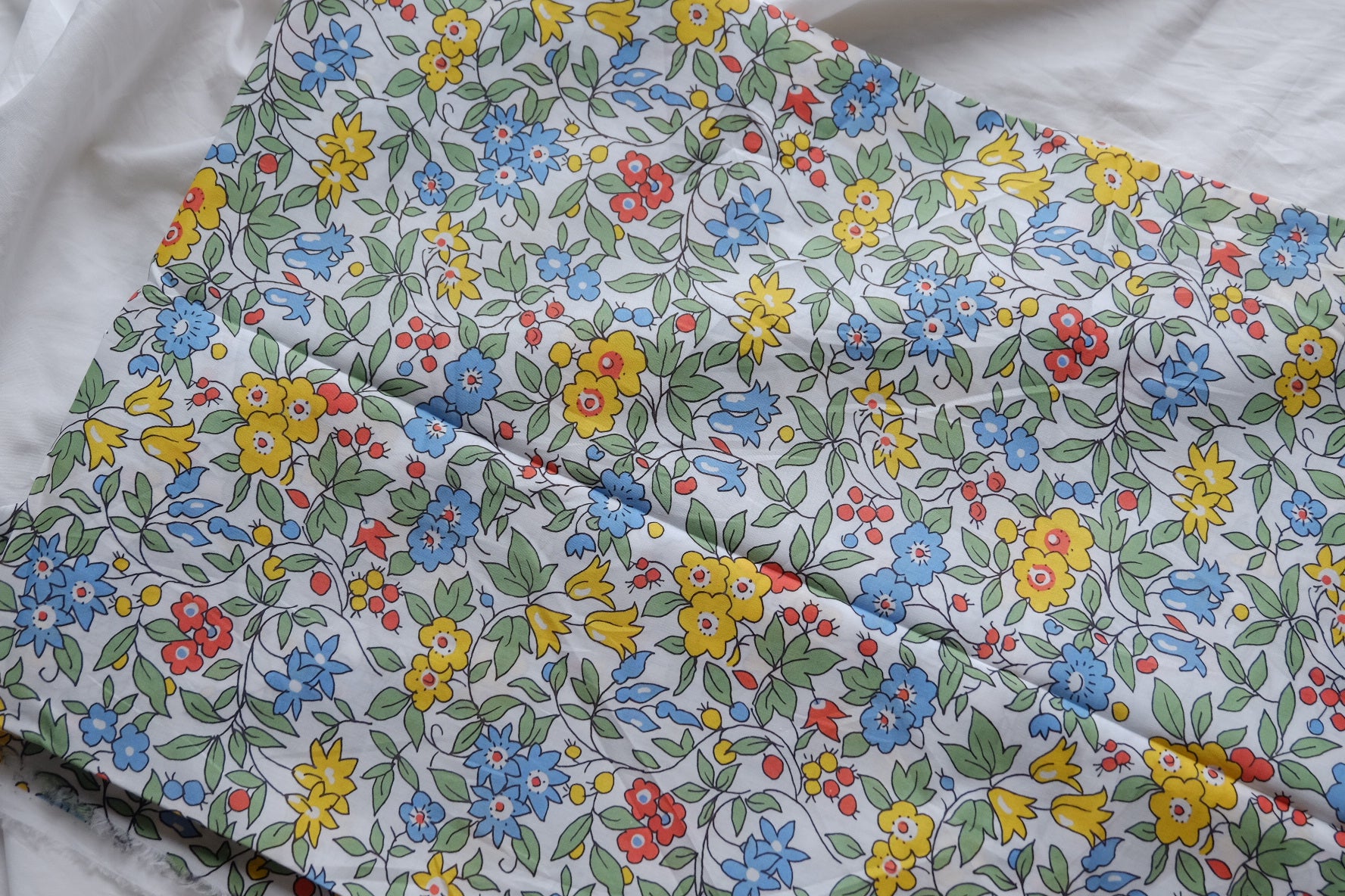 Vintage Meadow Floral Cotton Poplin – 2.2 yd