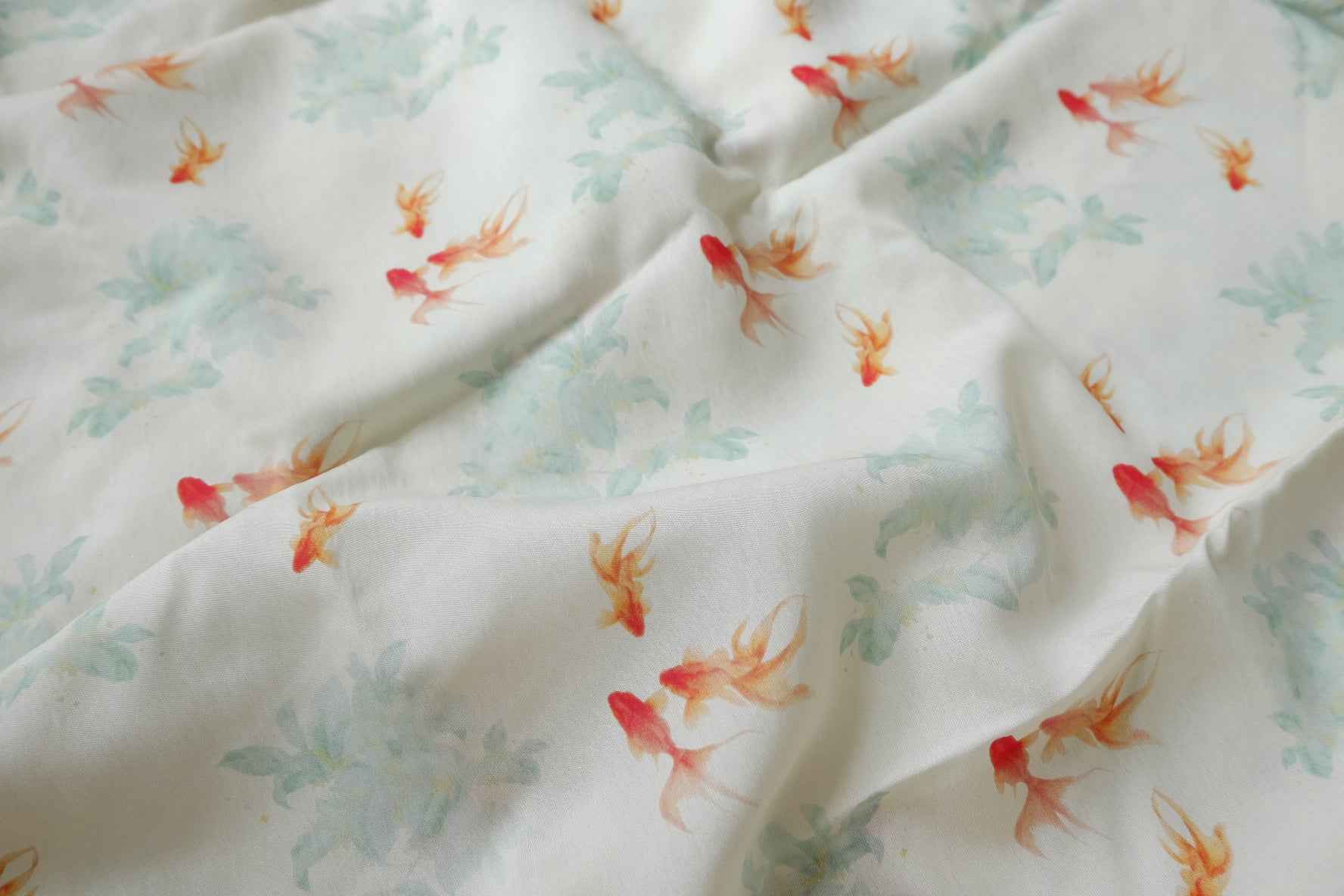 Goldfish Tencel-Nylon Fabric - 2.73 yd
