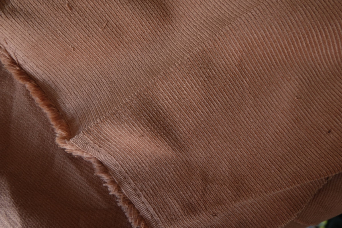 Warm Caramel – Soft Cotton Corduroy Fabric | 2 Yards