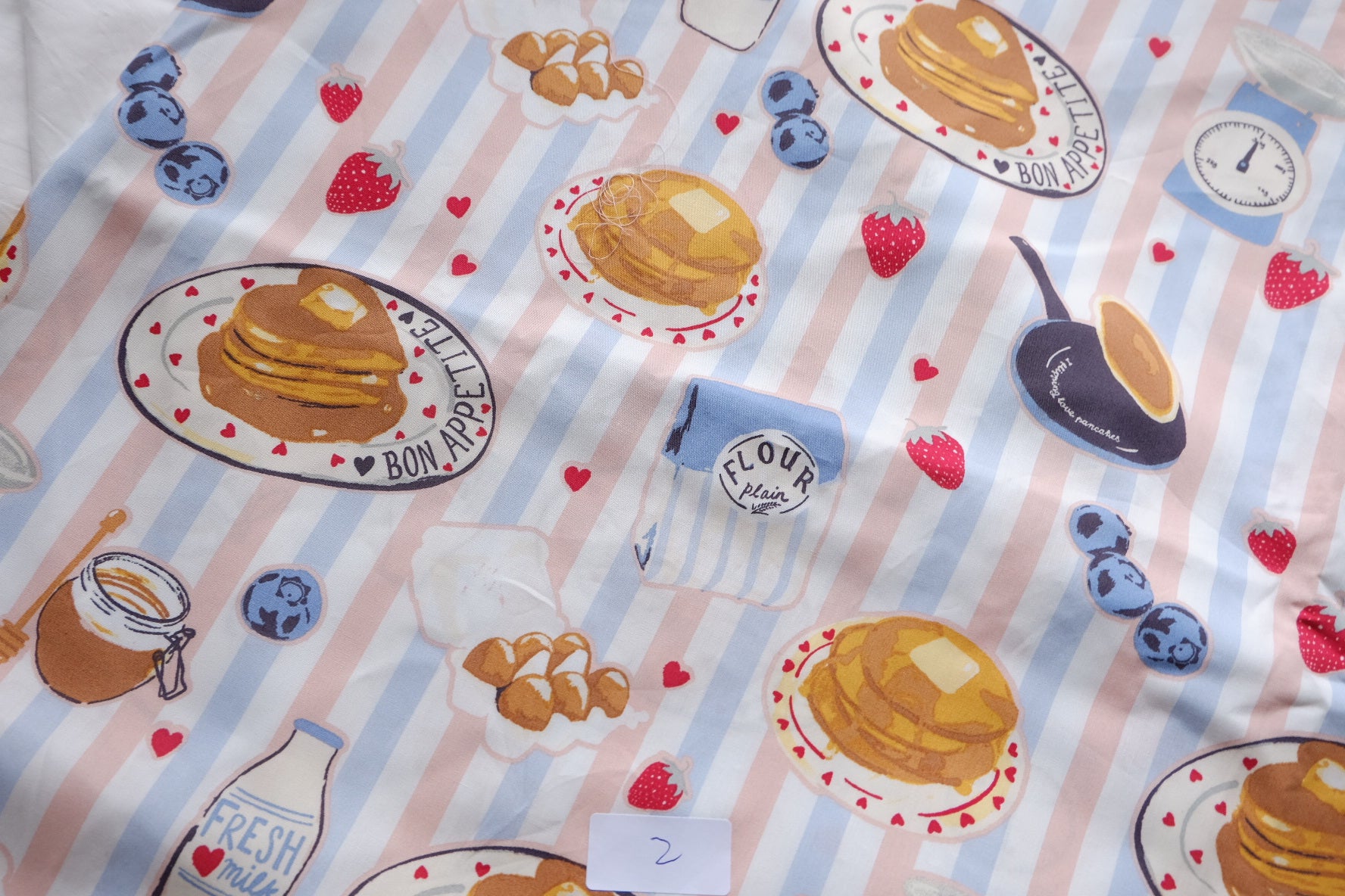 Breakfast Bakery Cotton Poplin – 2.2 yd