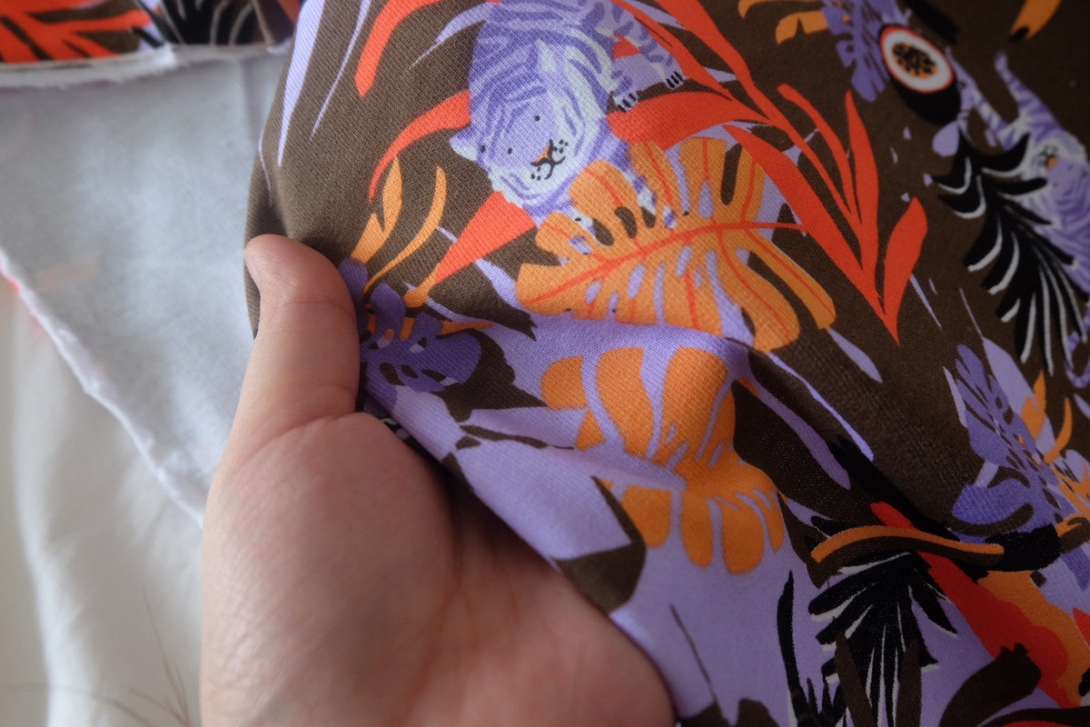 Tropical Chaos French Terry – 2.2 yd