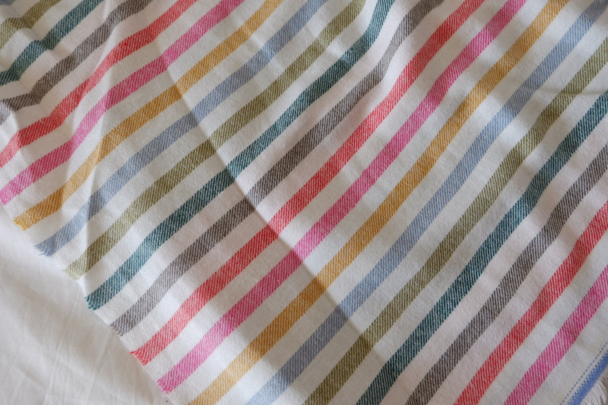 Candy Stripe – Soft Yarn-Dyed Cotton | 3.3 yards