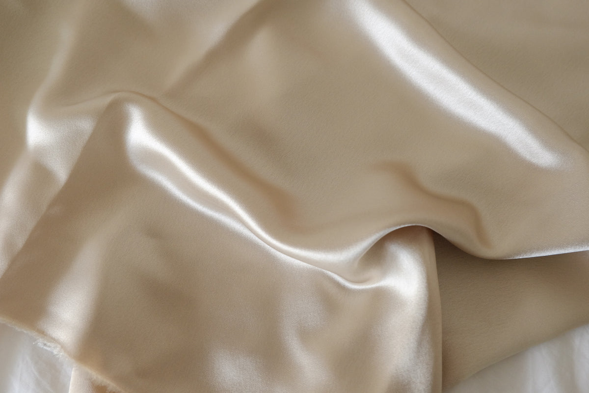 Light Champagne Triacetate Satin – 2.2 yd