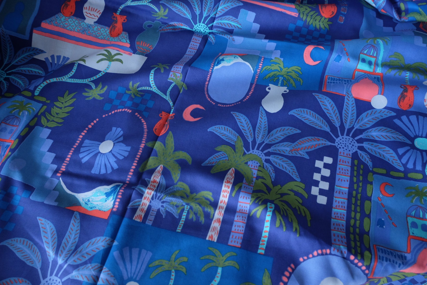 Tropical Night Cotton Fabric – 2.2 yd