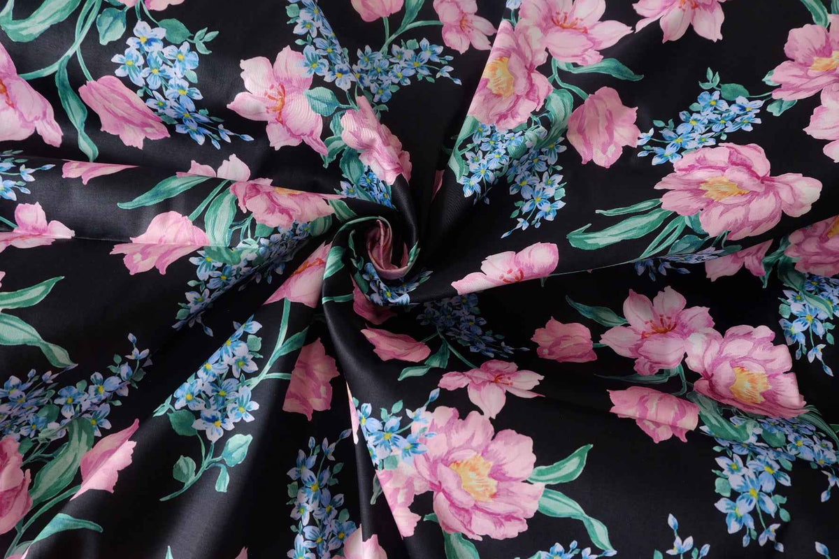 Vintage Peony Cotton Sateen — 2.19 yd