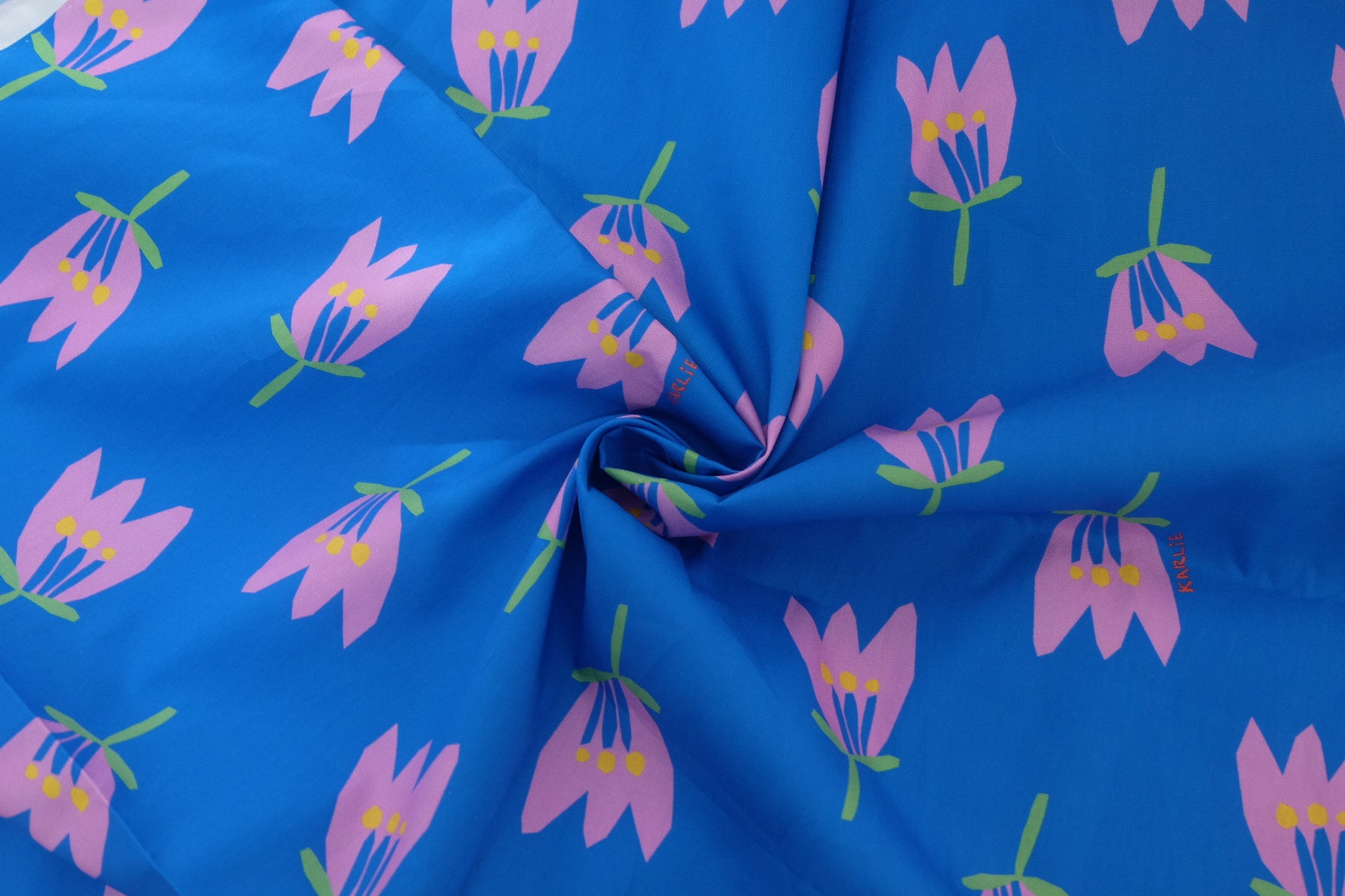 Blue Tulip Cotton Poplin – 2.2 yd