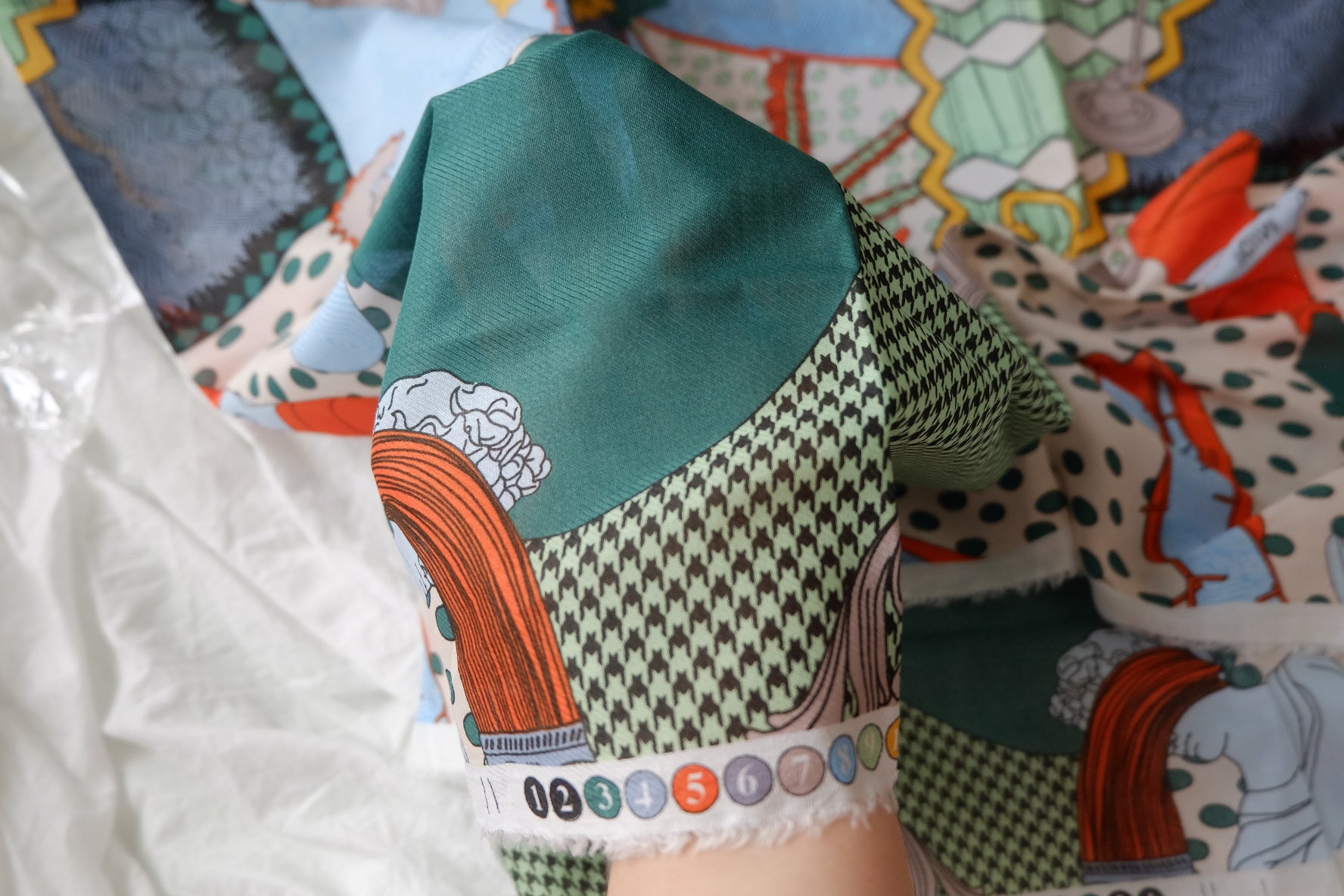 Designer Patchwork Print 80s Cotton Poplin Fabric 2.2 Yards