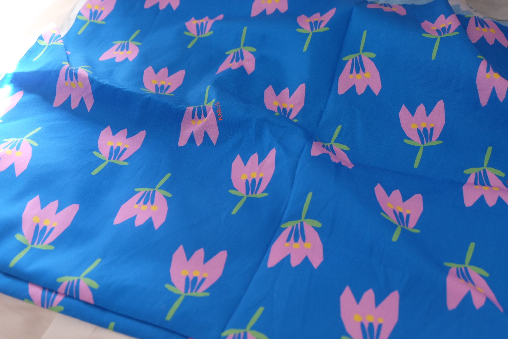 Blue Tulip Cotton Poplin – 2.2 yd