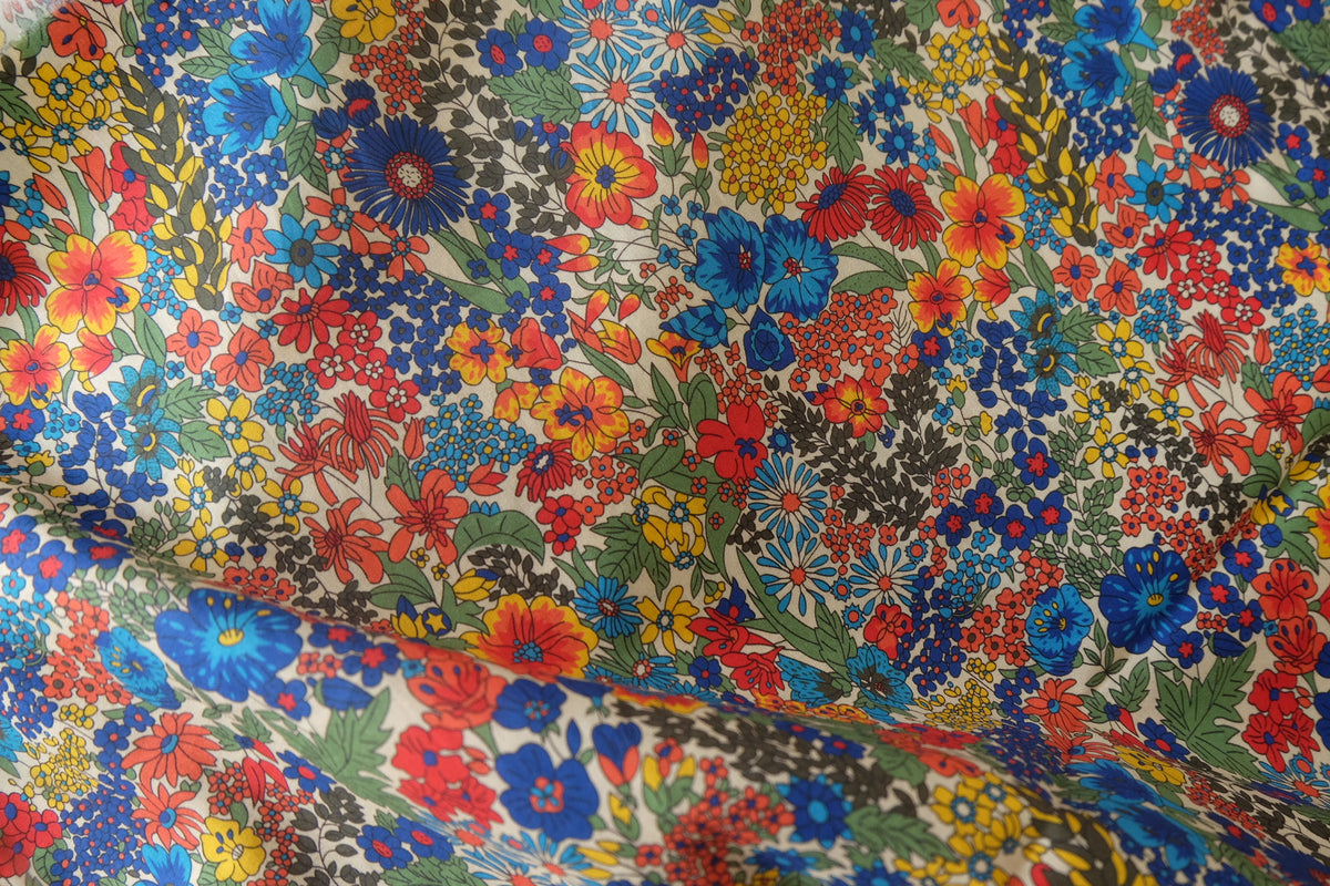Wildflower Mosaic Cotton Lawn – 2.2 yd