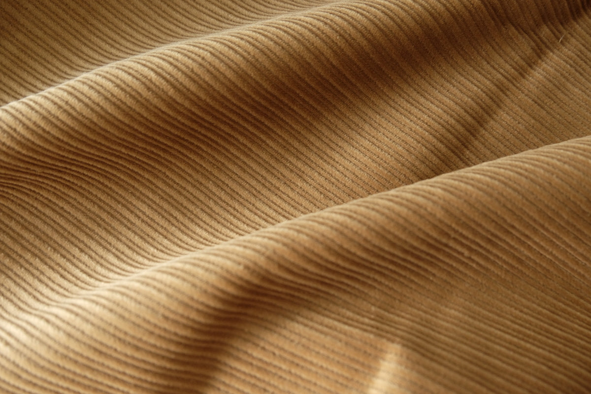 Golden Camel – Variegated Rib Cotton Corduroy Fabric | 2.2 Yards