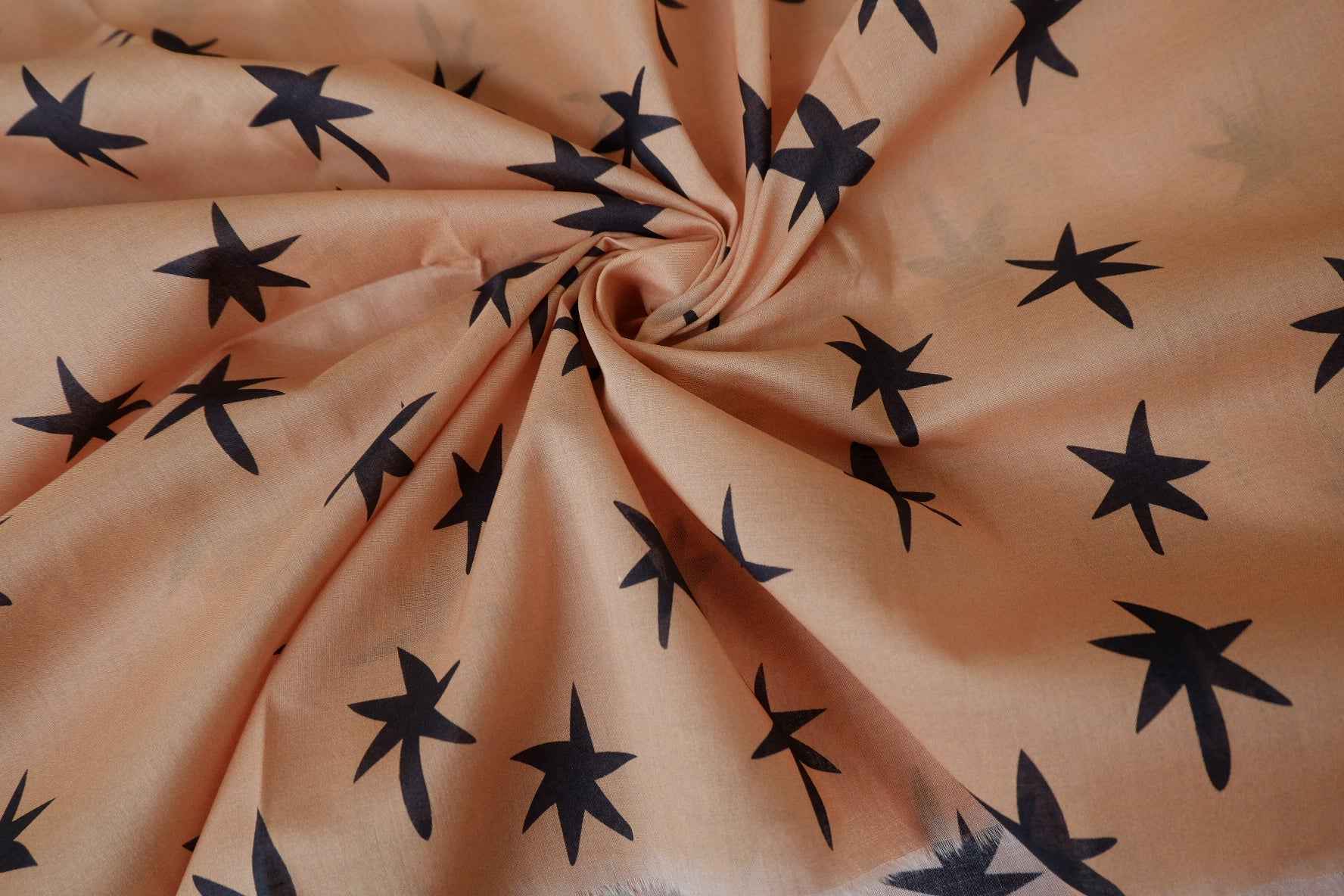Star Print Lightweight Cotton Fabric - 2.19 yd