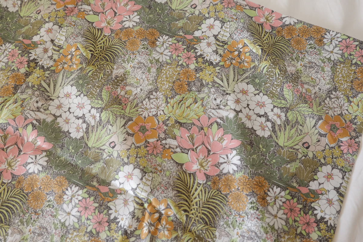 Secret Garden – Woodland Animals Cotton Sateen | 2.2 yards
