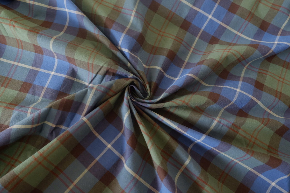 Washed Heritage Check Organic Cotton – 2.2 yd