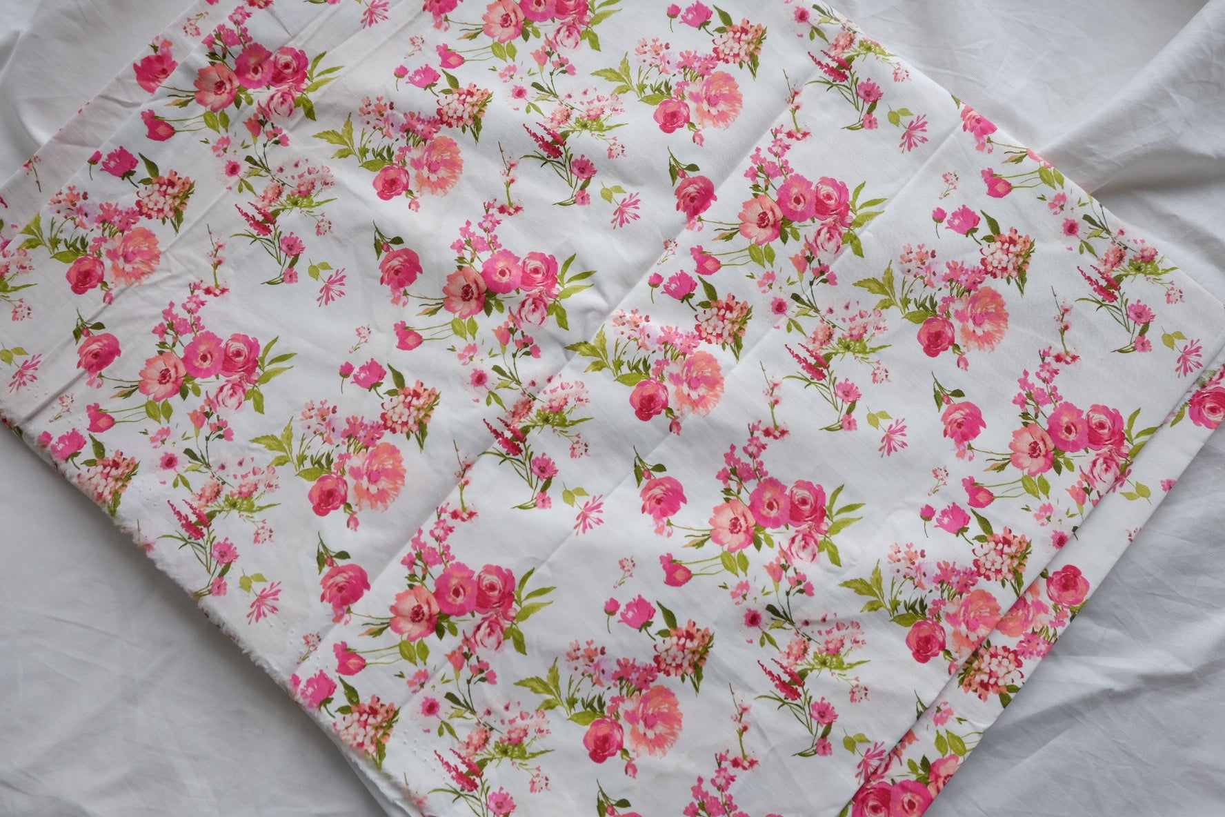 Pink Garden High-Density Cotton Poplin – 1.7 yd