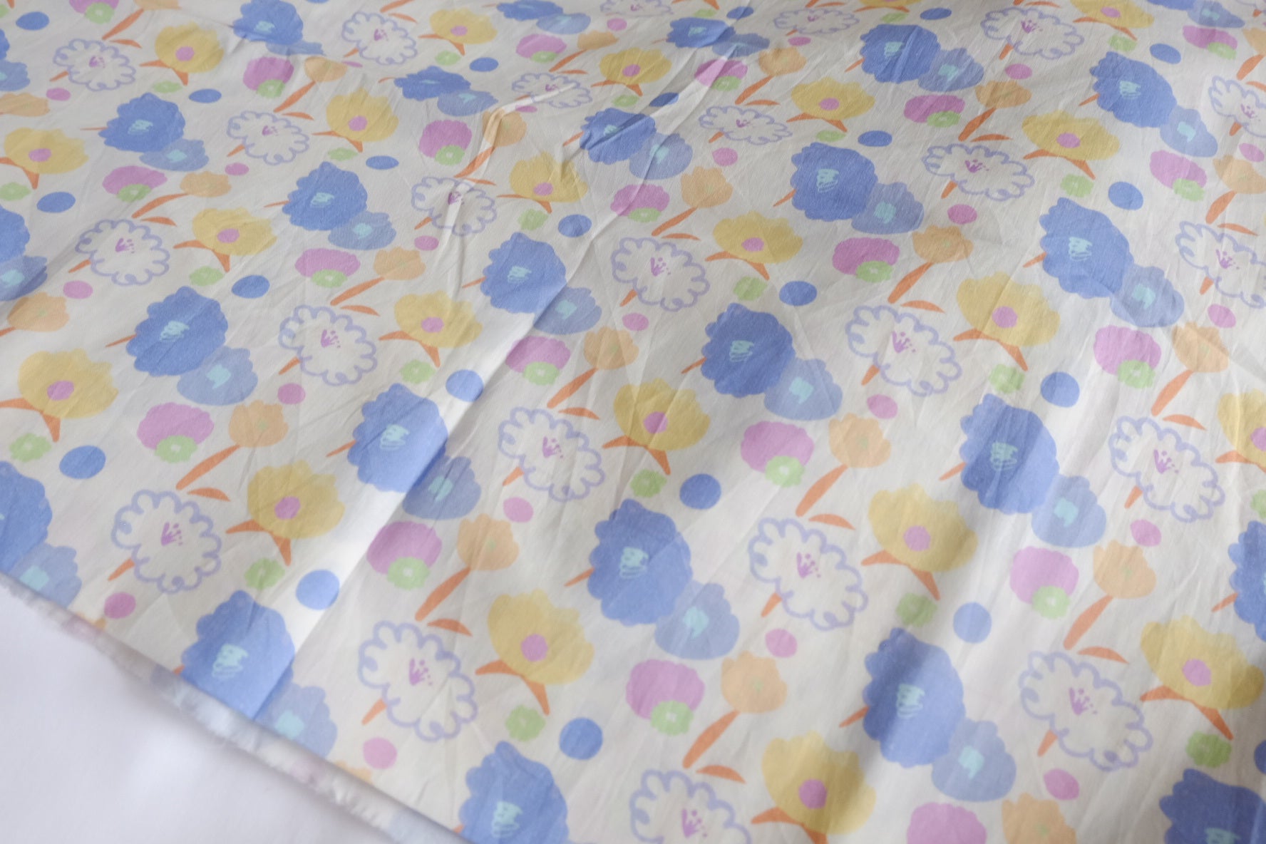 Pastel Garden 40s Cotton Poplin Fabric - 3.61 yd