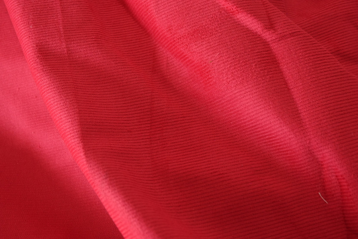 Scarlet Cotton Corduroy – 2.2 yd