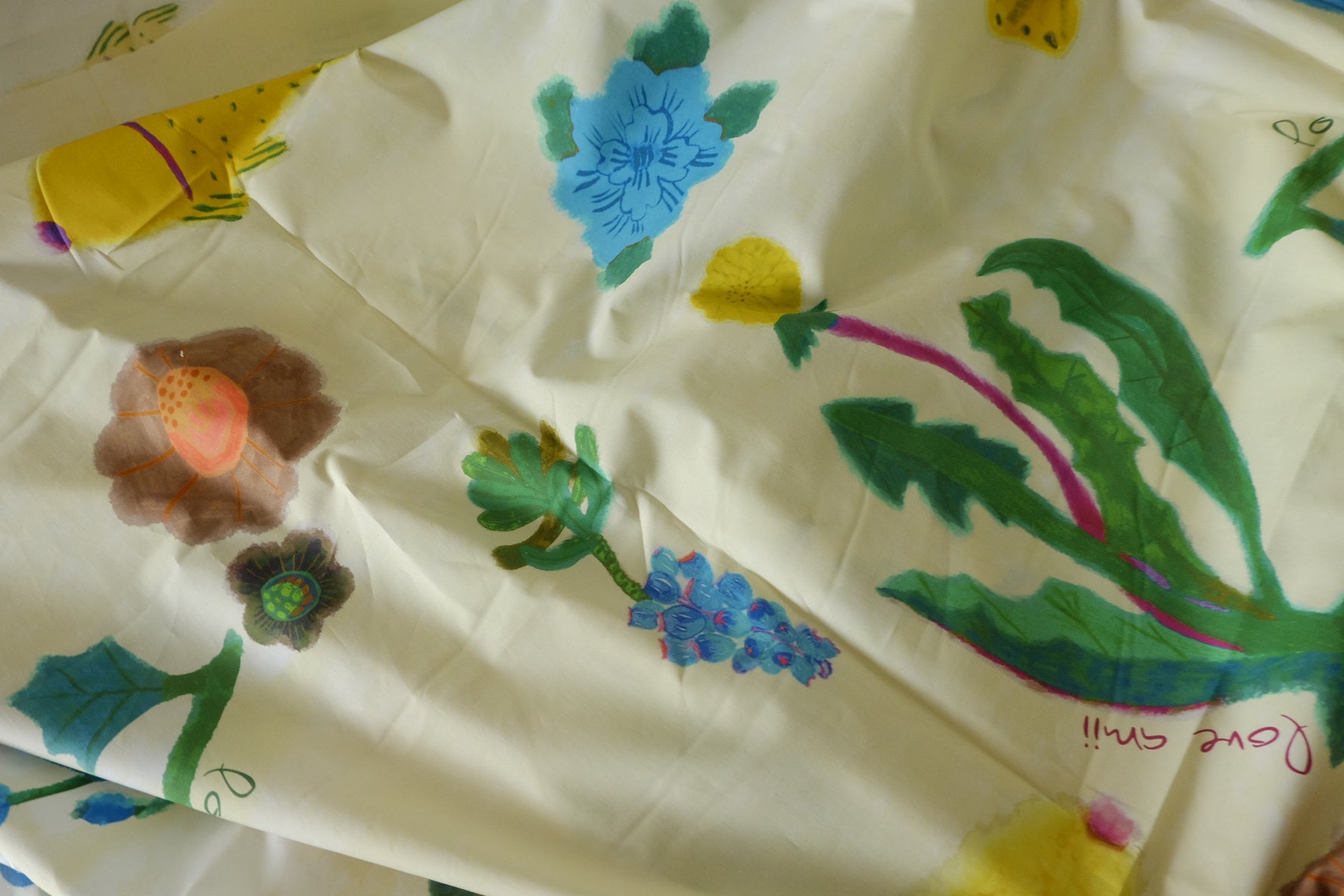 Whimsical Botanical High-Density Cotton Poplin – 2.19 yd