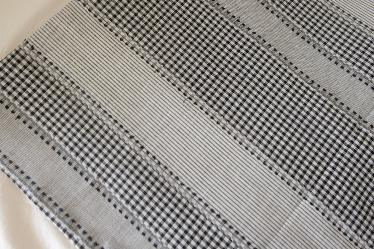 Patchwork Gingham & Stripes – Lightweight Cotton Fabric | 2.2 Yards