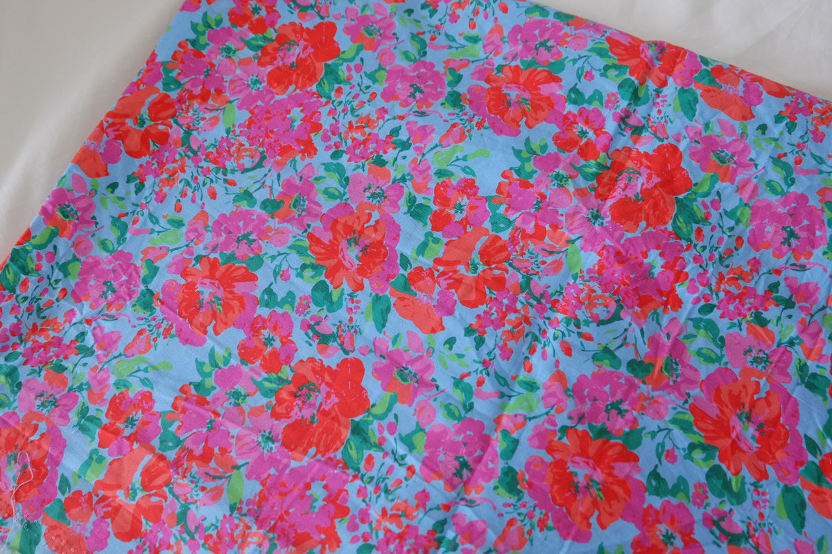 Vivid Garden High-Density Cotton Poplin – 2.1 yd
