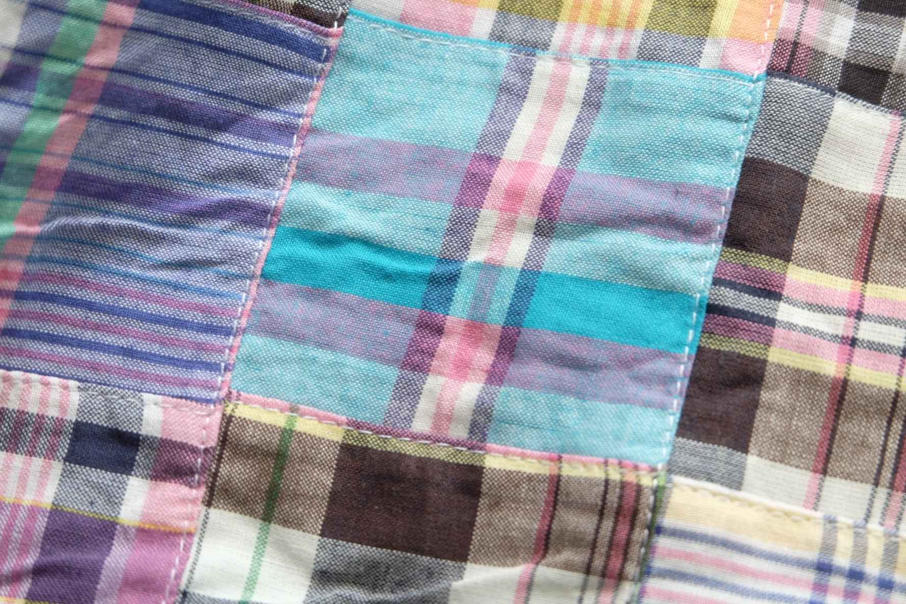 Hand-Pieced Patchwork Cotton — 2.2 yd