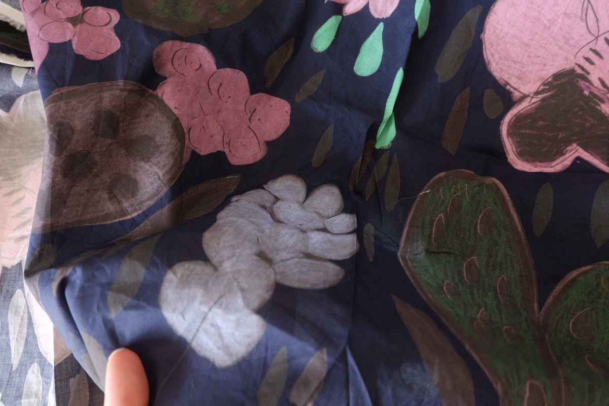 Midnight Botanical Garden – Cotton Poplin – 2.30 yd
